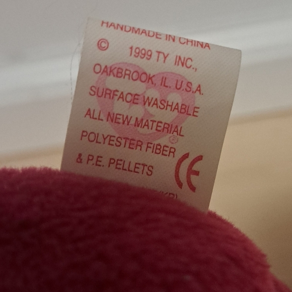 Ty Beanie Baby Valentina Bear – 1999 Retired Collectible (9”) - Picture 4 of 4